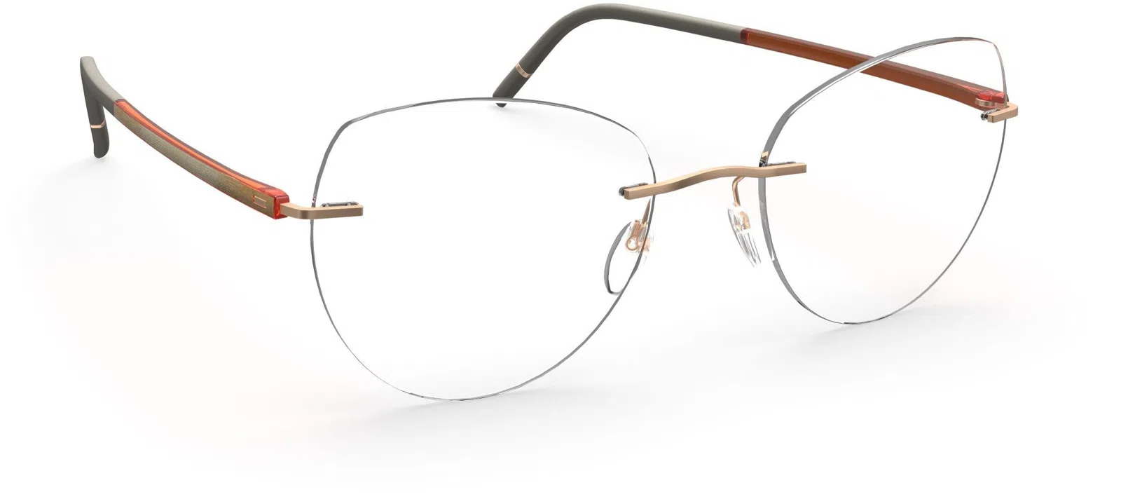 Silhouette The Wave Chassis Rimless 5567 Eyeglasses - view 112